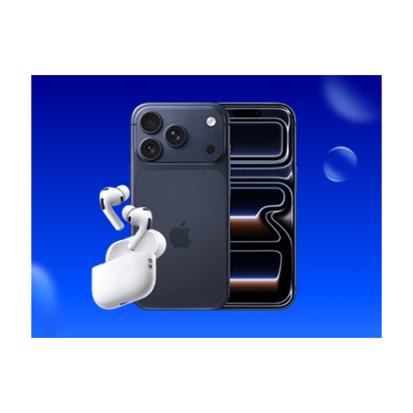 iPhone 17 Pro Max mit AirPods Pro 3