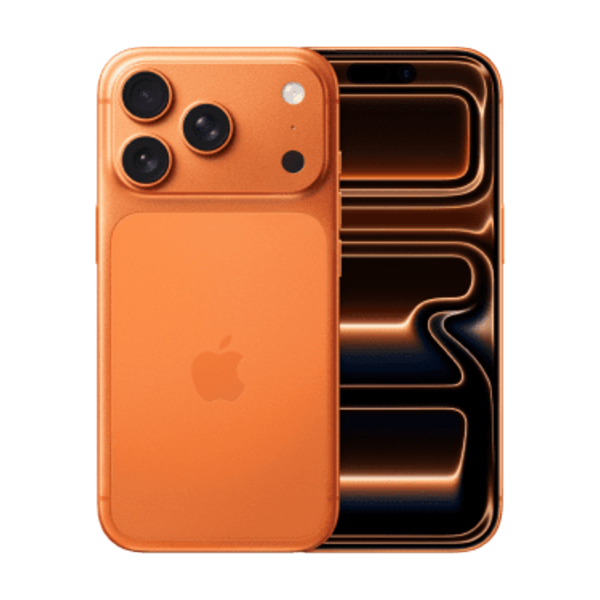 iPhone 17 Pro in Cosmic Orange